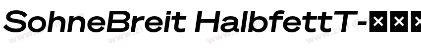 SohneBreit HalbfettT字体转换 SohneBreit HalbfettT字体转换